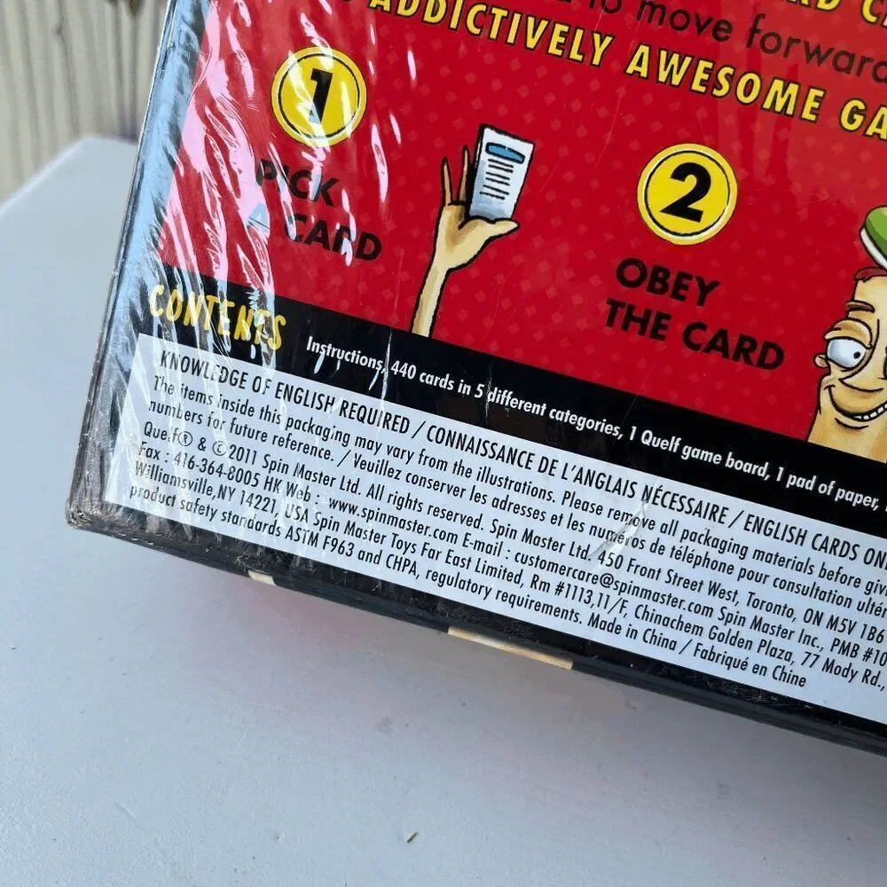Quelf The Unpredictable Party Game – 2011 Edition, Factory Sealed